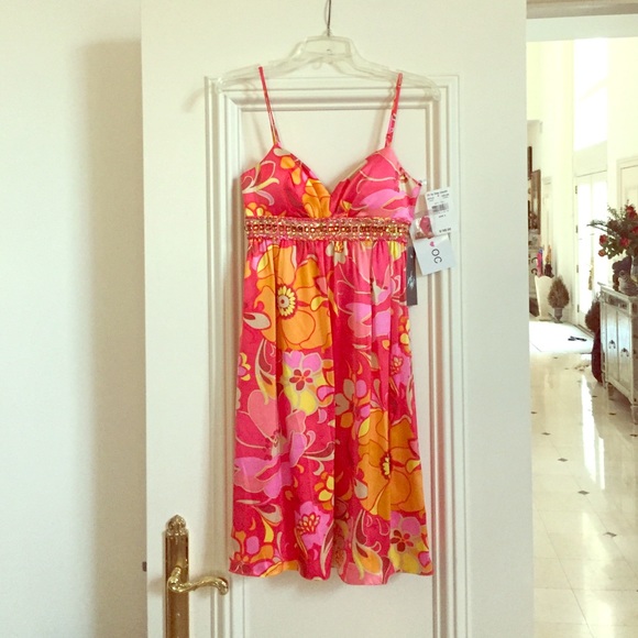 OC By Oleg Cassini,  Jewel Dress, Size 2
