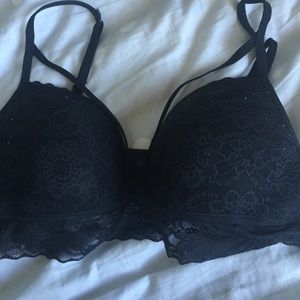 Victoria's Secret Pink Bralette in Black