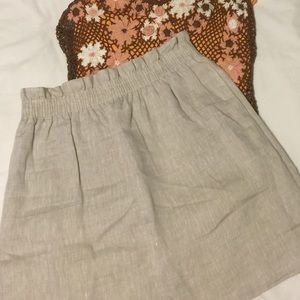 J.Crew linen city mini