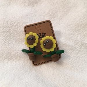 3D Sunflower Plants VS Zombie Earring