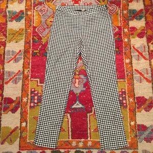 Black and white checkered pants