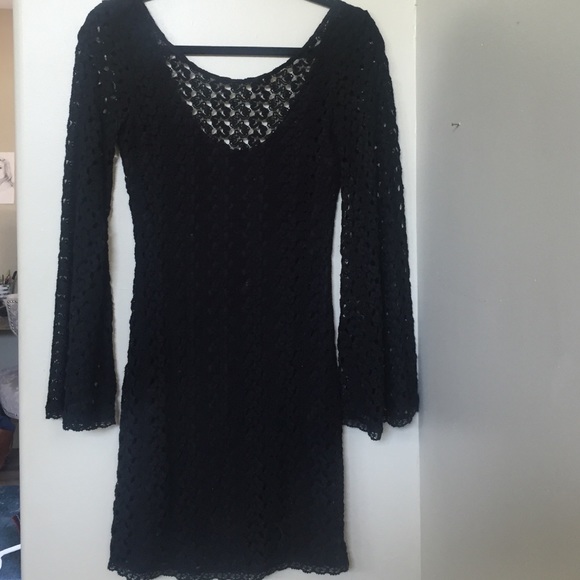 Free People black gypsy dress