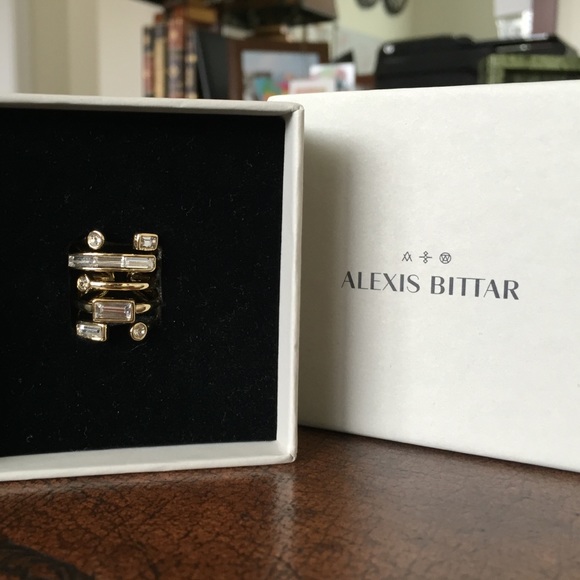 Alexis Bittar gold ring