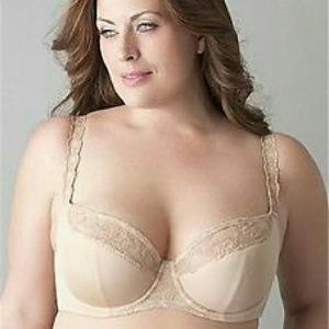 Cacique French full coverage with lace bra