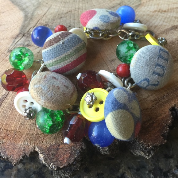 6" sterling silver charm bracelet