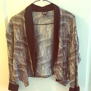 Flowy open jacket