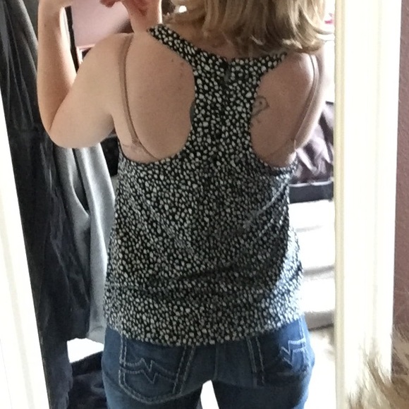 💢Donated💢 Black, white, pink heart racer back. - Picture 2 of 2