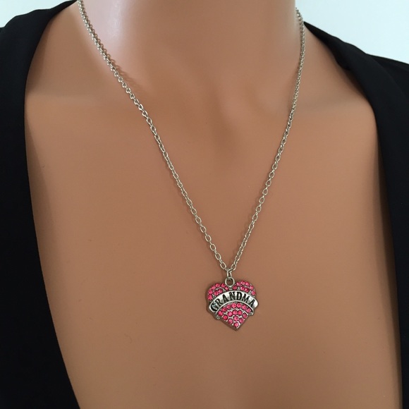 Family Personalized Pendant Necklace Grandma - Picture 2 of 2