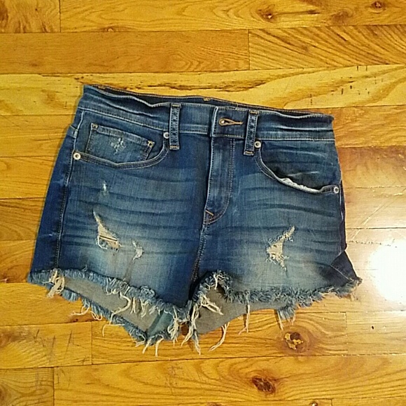 Express Cutoff Jean Shorts