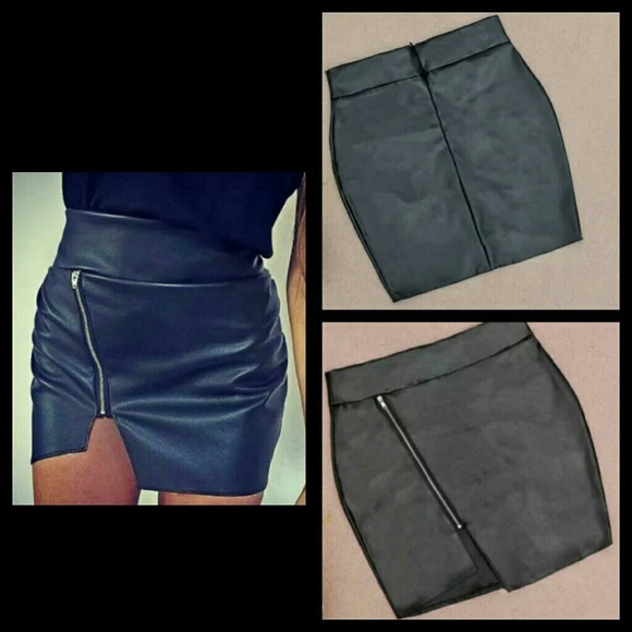 Final price💋 Faux Leather Skirt