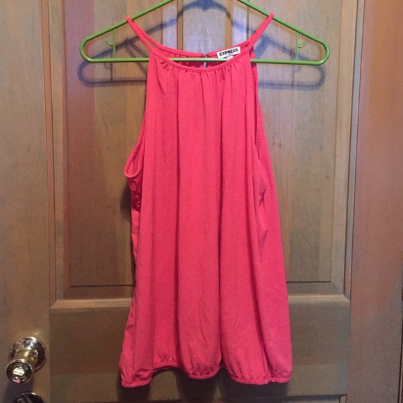 MUST SELL, Express pink tank top with keyhole back