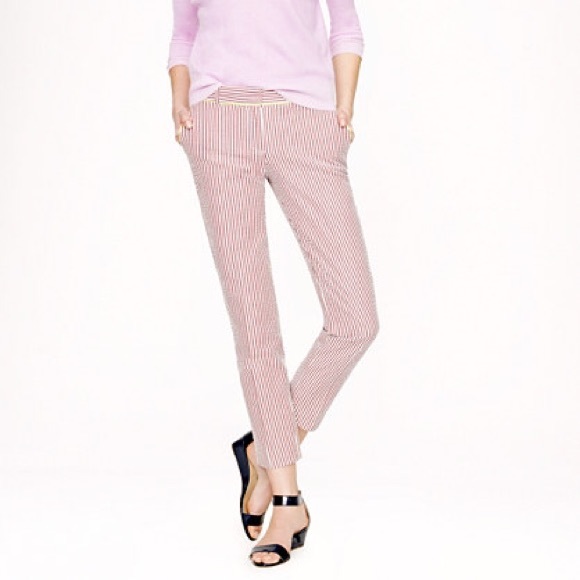 J.Crew Cafe capri seersucker petite - Picture 4 of 4