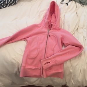 pink lulu lemon jacket