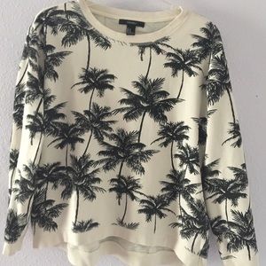 Palm Trees Crew Neck Sweater