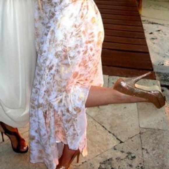 Gold glitter Enzo Angiolini heels - Picture 2 of 4