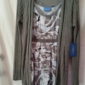 Vera Wang Pleated Sweater