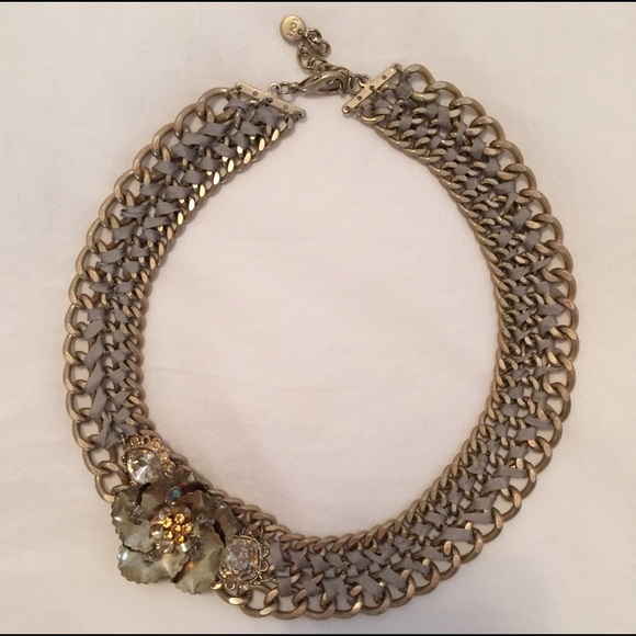 Statement Metal Necklace - Picture 1 of 4