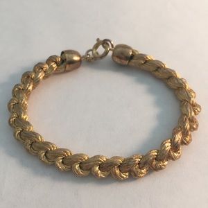 Wonderful Gold Braided Bracelet