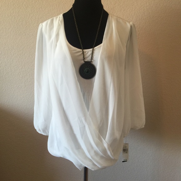 White Shirt -Sz XL (necklace included)