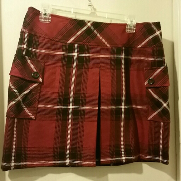 Plaid Mini Skirt