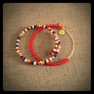 Alex & Ani beaded bracelet set