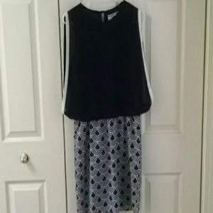 *SOLD* Navy Blue dress, medium - Pink Martini