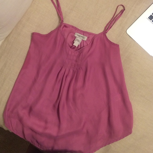 Light purple satin tank