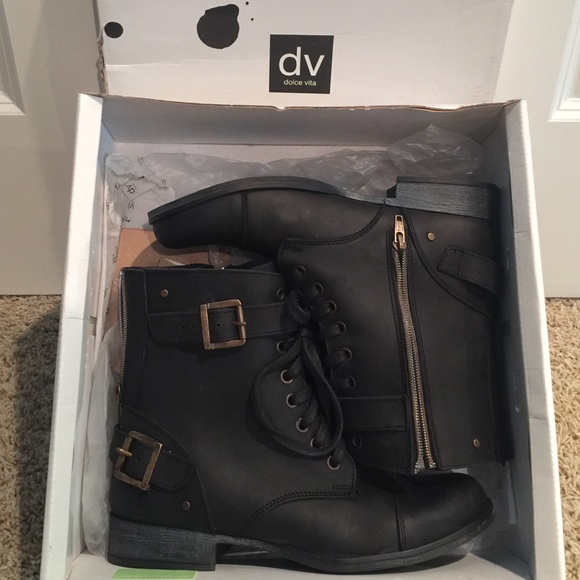 Dolce Vita Combat Boots Size 8 - Brand New In Box
