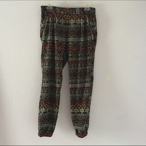 Aztec joggers