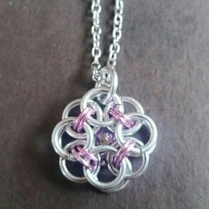 Helm Rose Necklace