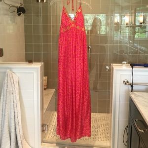 Long maxi halter dress by Milly