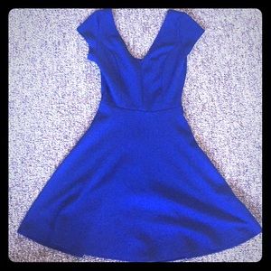 Clearance Blue skater dress