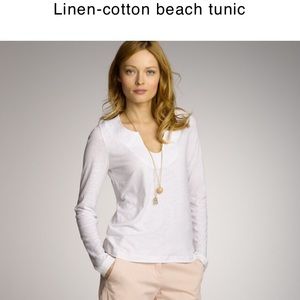 NWT J.Crew Linen-Cotton Beach Tunic