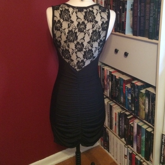 Sexy little black lace dress!