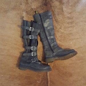 Knee high cute grunge Doc Martin boots