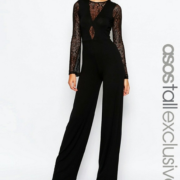 Black/laced Jumpsuit