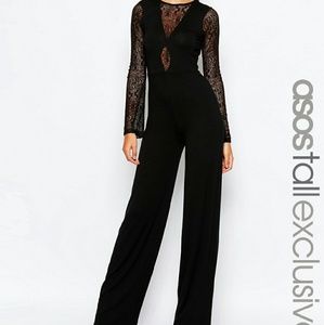 Black/laced Jumpsuit