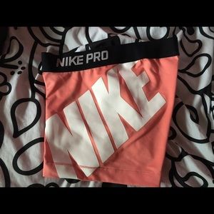 Peach Nike Pros