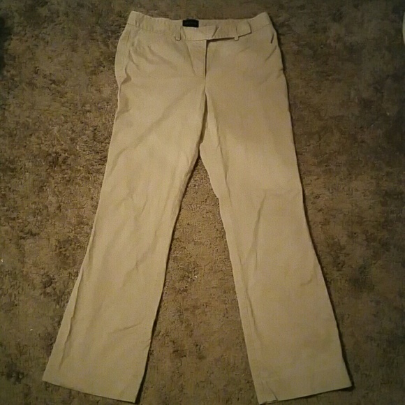 DONATING 3/10/18!! Khak pants.  One button missing