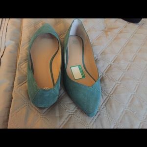 Joe Fresh Turquoise Flats