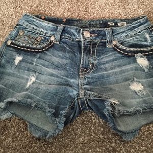 Miss me distressed shorts