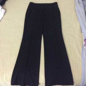 Black pinstriped trouser pant