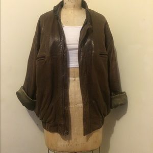 Vintage Christian Dior Leather Bomber