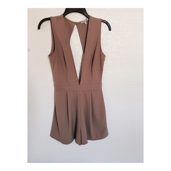 Beautiful tan romper.