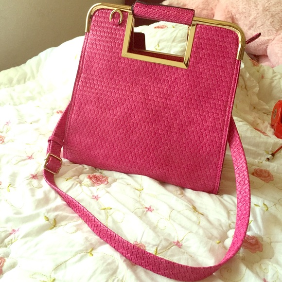 Pink beach bag , brand new with tag