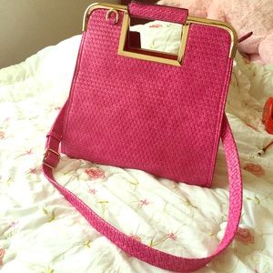 Pink beach bag , brand new with tag