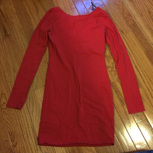 Red Body-Con Forever 21 Dress