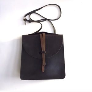 M.Hulot Prussia Cross Body Leather Bag