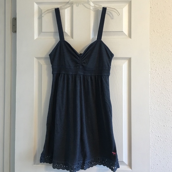 Victoria's Secret Pink blue swim cover up / dress