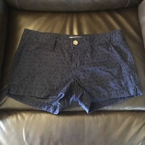 Navy Flowerdy Shorts